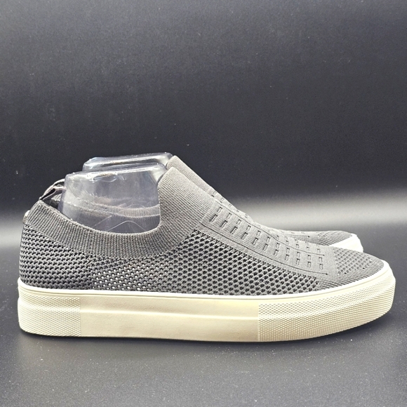 Steve Madden Charcoal Knit Slip-On Sneakers - Picture 2 of 9